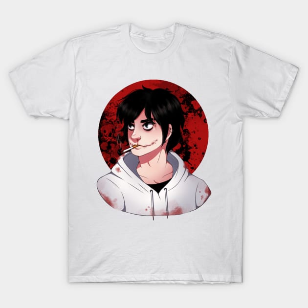 Jeff the Killer - Creepypasta Fanart [2] T-Shirt by Hazardous Demons